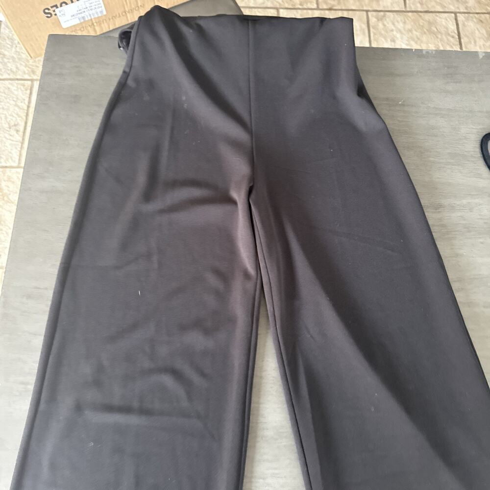 Black Cross Cross Spaghetti Strap Wide Leg Women's Jumpsuit Size S Y2K Club - Picture 6 of 11